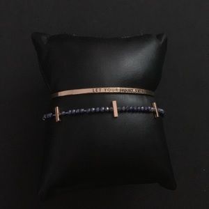 Let The SunShine inspirational stacking bracelets